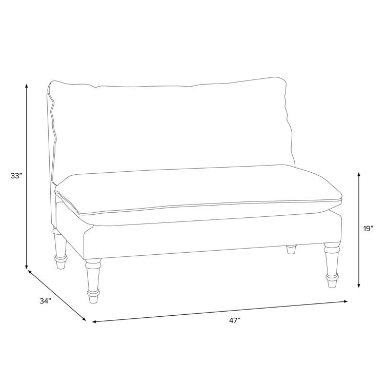 Rifle Paper Co. x Cloth & Company Louie Settee