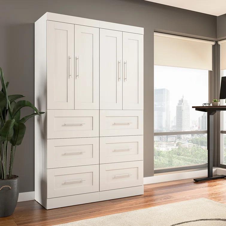 Wade Logan® Arlex Shelving Unit with 3 Drawers and Doors