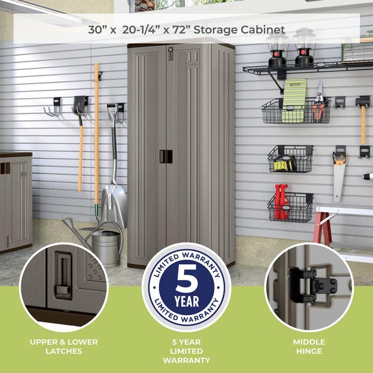 72" H x 30" W x 20.25" D Storage Cabinet