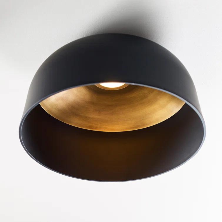 Nightshade Black Aluminum LED Indoor/Outdoor Bowl Light