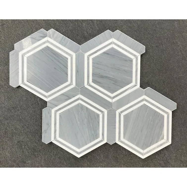Marble Honeycomb Mosaic Wall & Floor Tile