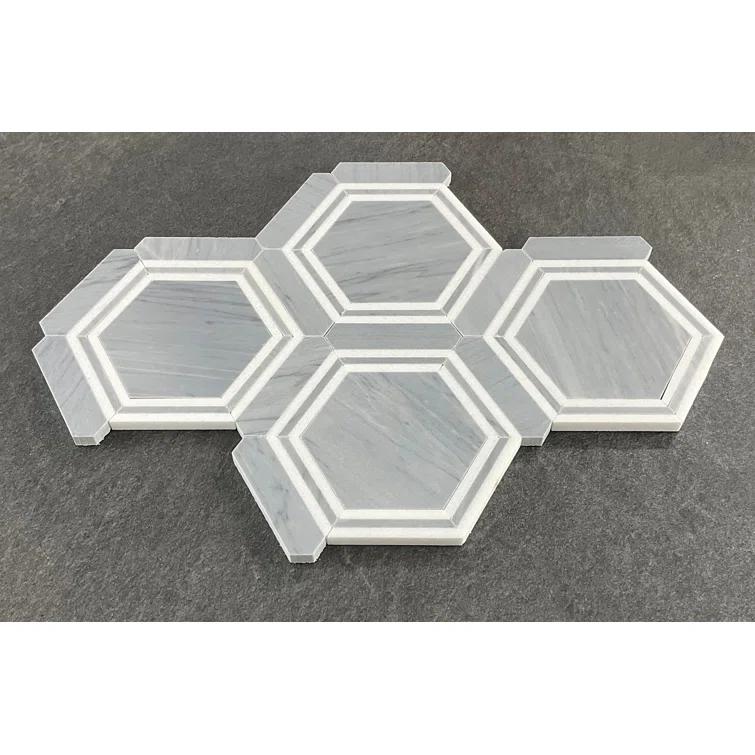 Marble Honeycomb Mosaic Wall & Floor Tile