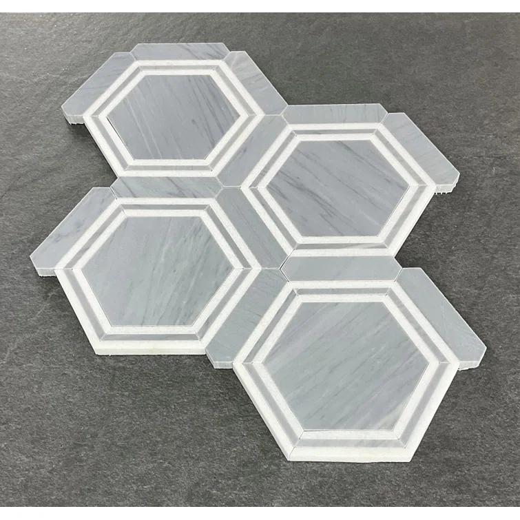 Marble Honeycomb Mosaic Wall & Floor Tile