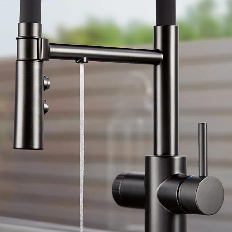 Catris Flexo Filter-Ready Semi-Pro Pull Down Single Handle Kitchen Faucet
