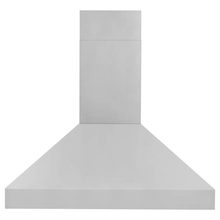 ZLINE ZLINE 36 in. Designer Series Satin Stainless Steel Convertible Vent Wall Mount Range Hood 8KBS-36