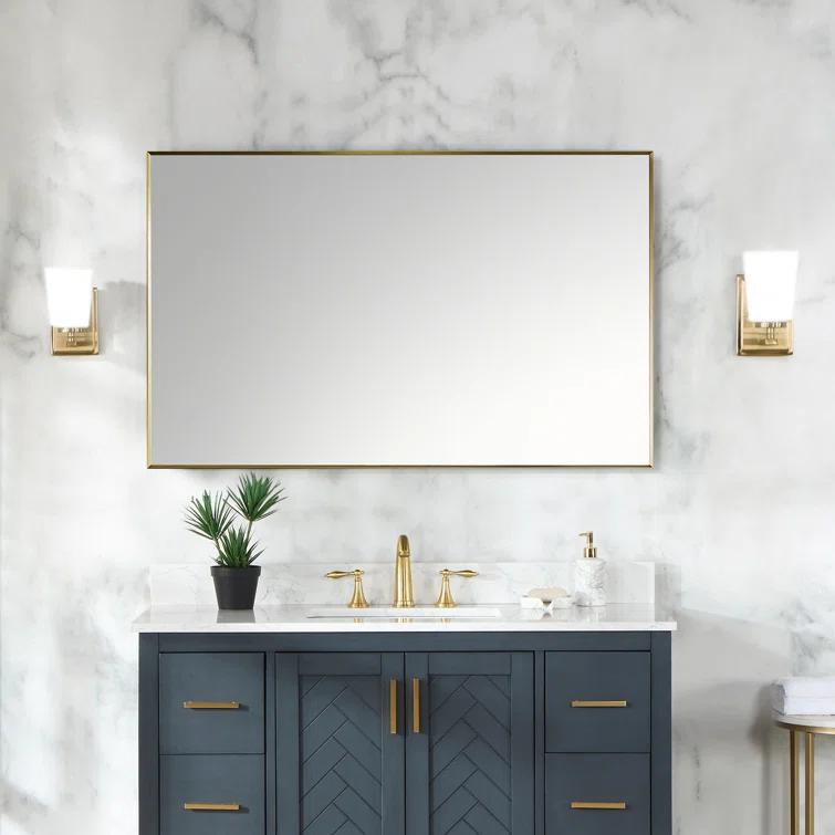 Altair Metal Flat Wall Mirror