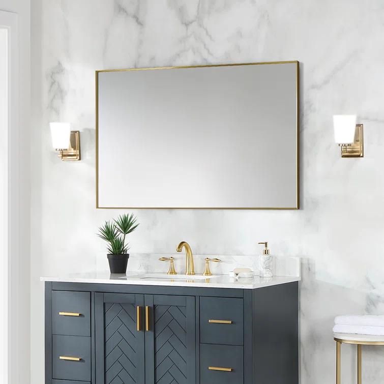 Altair Metal Flat Wall Mirror