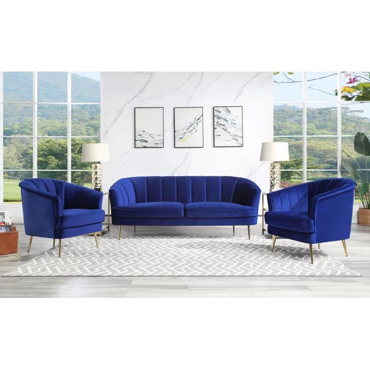 78'' Velvet Sofa