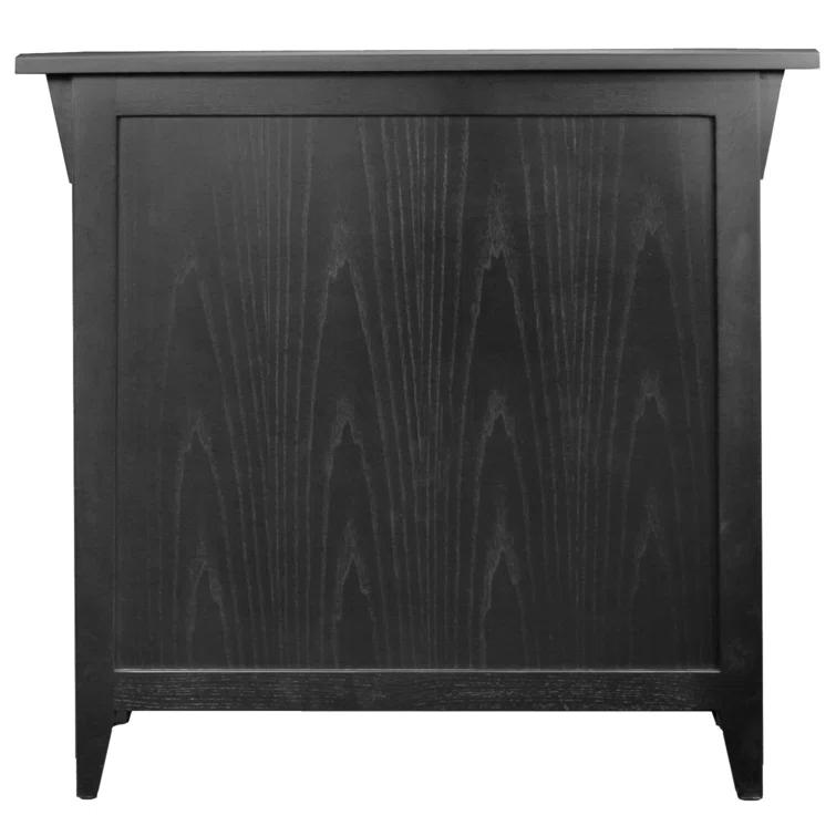 Mission Solid + Manufactured Wood Foyer Hall Cabinet Stand