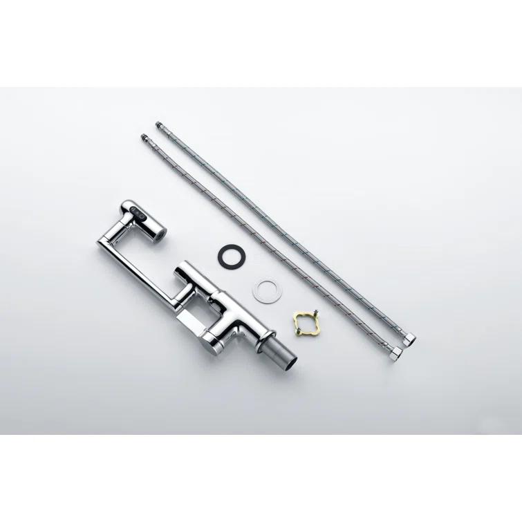Lefton Rotatable Single Hole Bathroom Faucet with Temperature Display BF2204