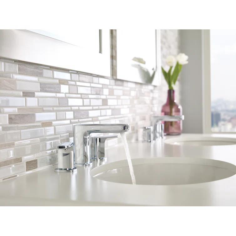 Rizon Widespread Bathroom Faucet with Drain Assembly