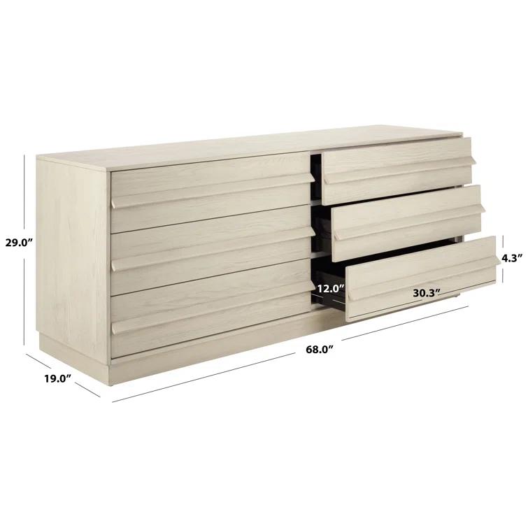 Keira 6 - Drawer Double Dresser