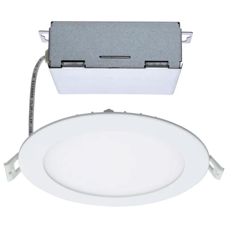 6.78'' Selectable Color Temperature Dimmable Air-Tight IC Rated LED Canless Recessed Lighting Kit