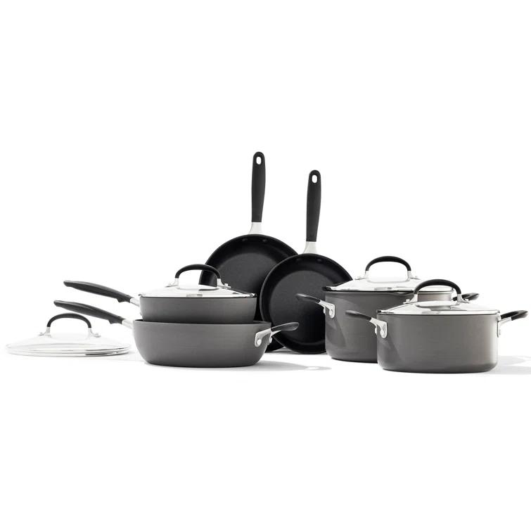 OXO OXO 10 Piece Anodized Aluminum Cookware Set