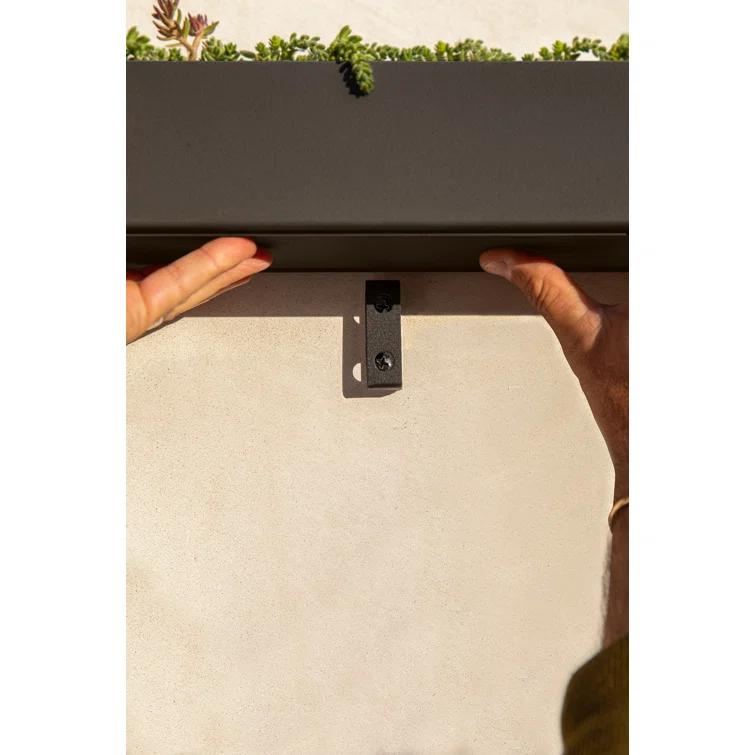 Geo Series Plastic Trough Hanging Planter