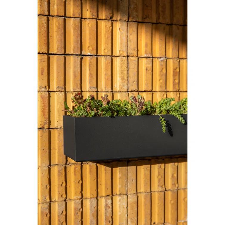 Geo Series Plastic Trough Hanging Planter