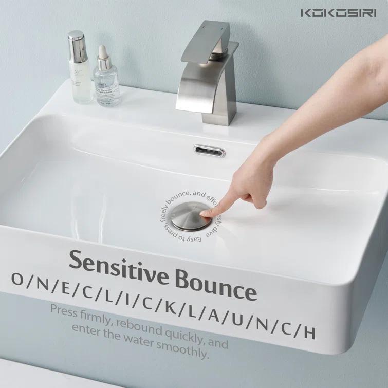 Pop-Up Bathroom Sink Drain
