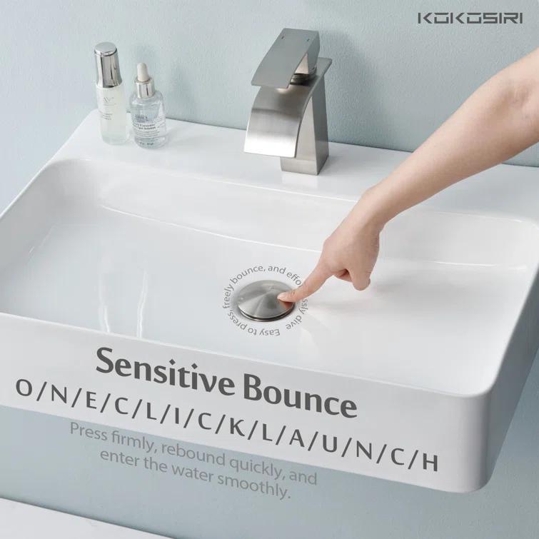 Pop-Up Bathroom Sink Drain