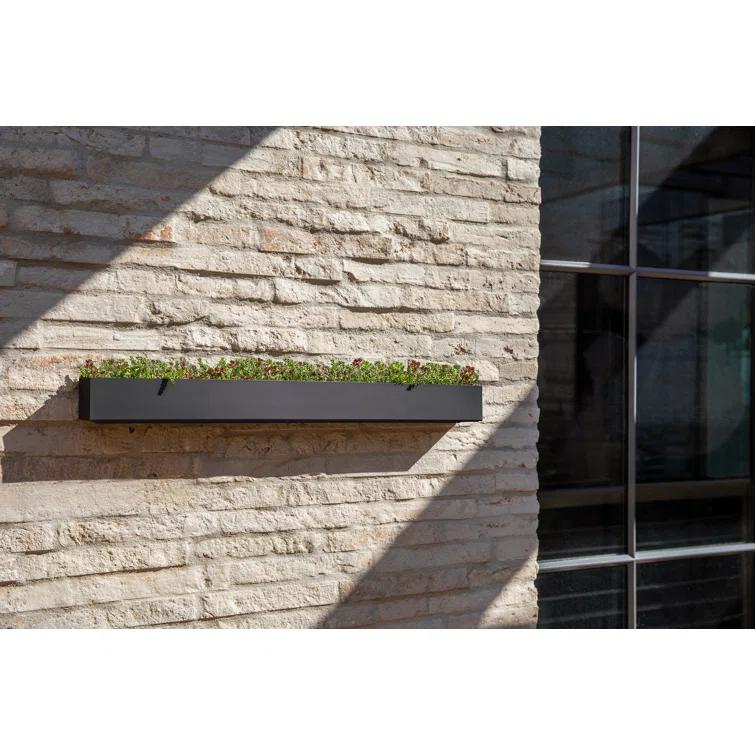 Geo Series Plastic Trough Hanging Planter