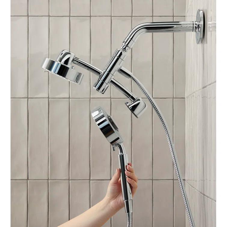 Kohler Purist® 2-In-1 Multifunction Shower Combo Kit, Showerhead and Handshower, Three Spray Settings
