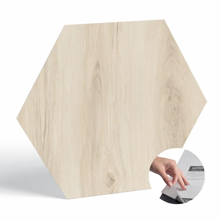 BaseCore HEX 12mil x 5.75" W Peel and Stick Vinyl Plank Flooring