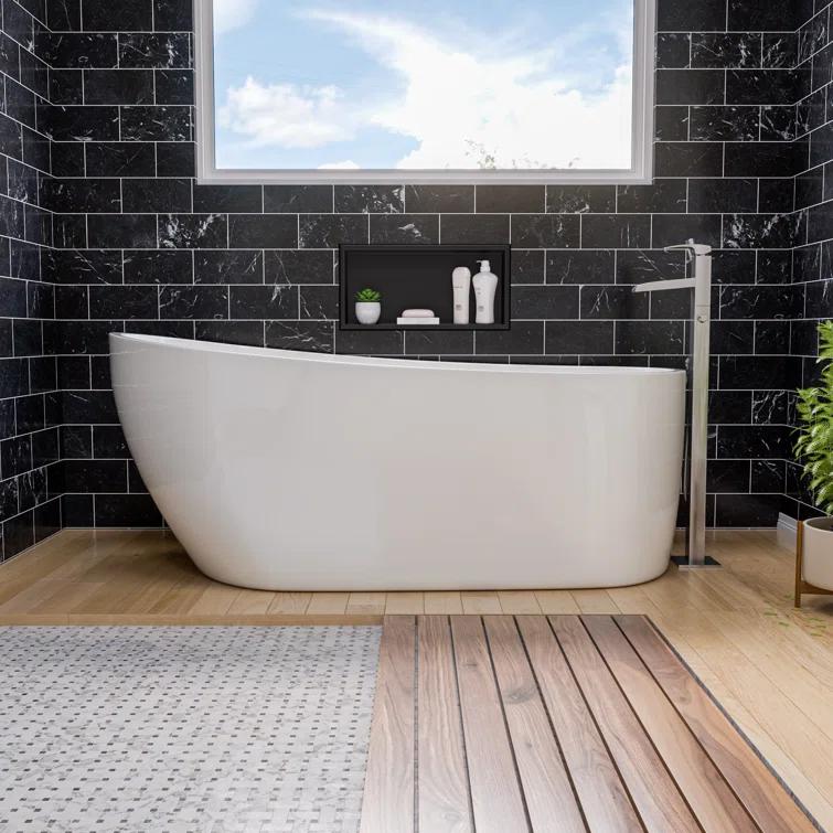 Adhesive Stainless Steel Shower Shelf