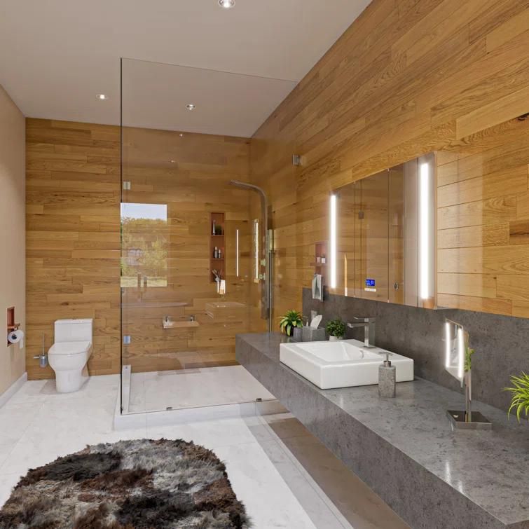 PVD Stainless Steel Recessed Toilet Paper Holder / Bathroom Niche