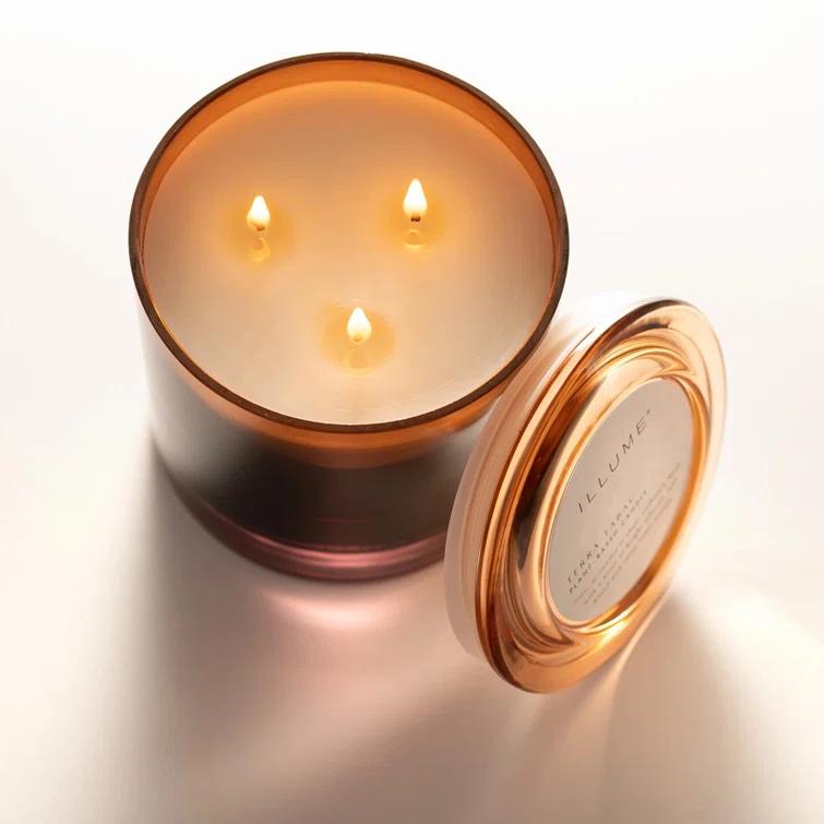 ILLUME Beautifully Done Essentials Terra Tabac Statement Glass Scented Candle
