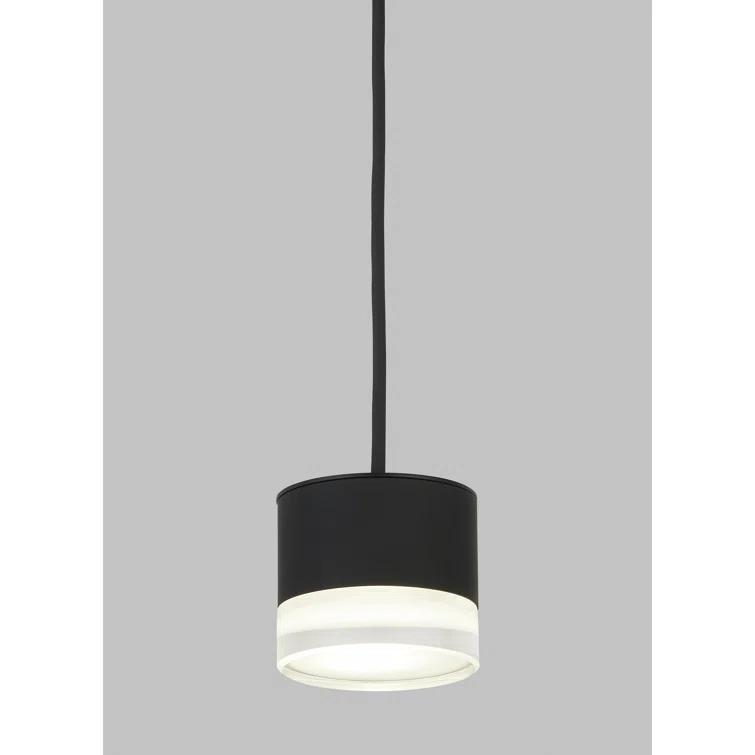 Nightshade Black Crystal LED Indoor/Outdoor Pendant Light