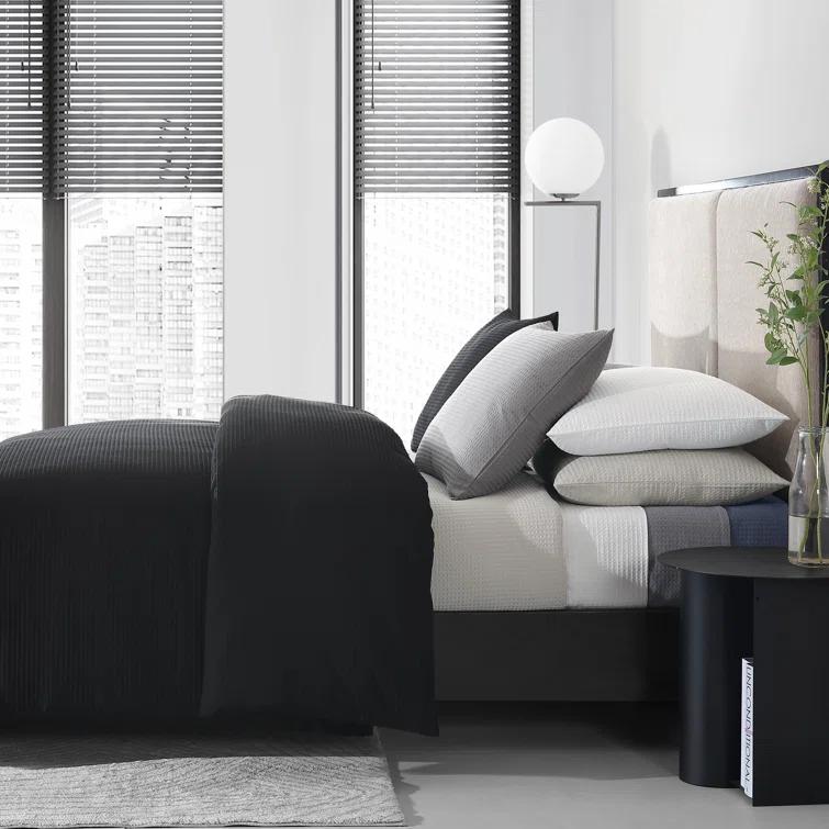 Vera Wang Vera Wang Waffle Pique Solid Cotton Comforter Set