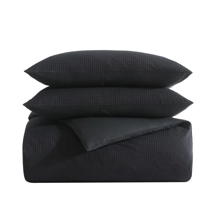 Vera Wang Vera Wang Waffle Pique Solid Cotton Comforter Set