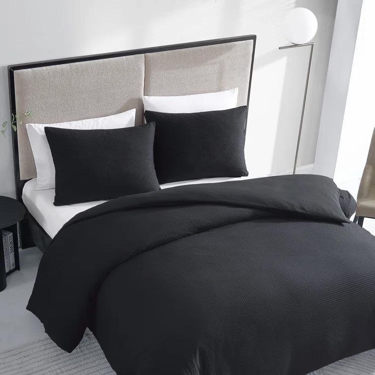 Vera Wang Vera Wang Waffle Pique Solid Cotton Comforter Set