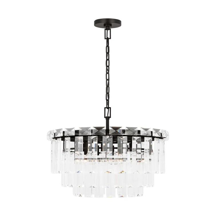 Arden 4 - Light Unique Tiered Chandelier by Chapman & Myers