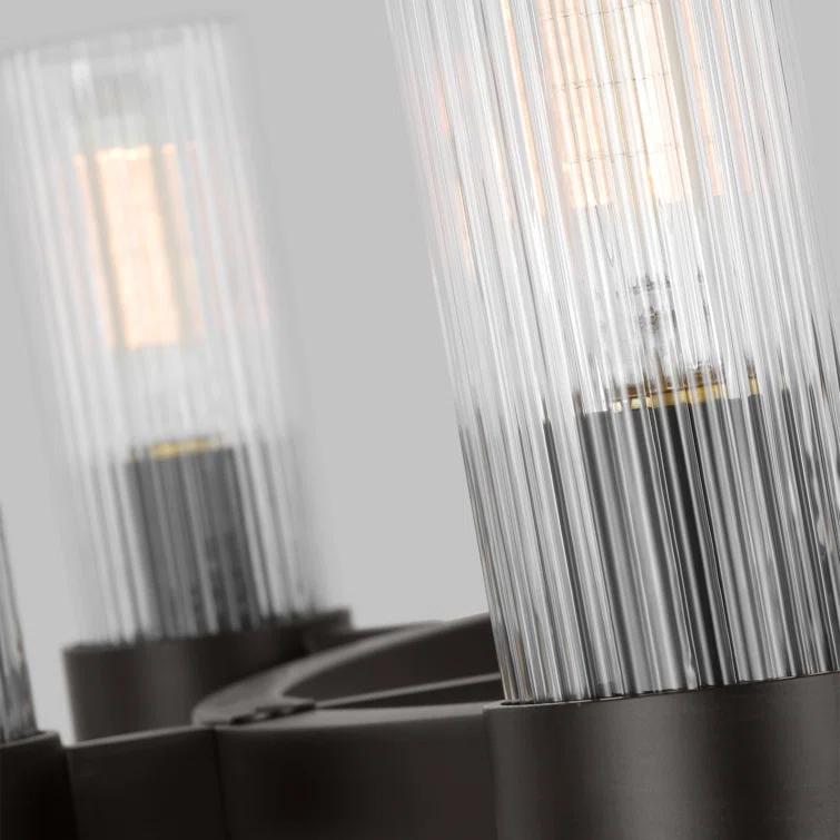 Everly Quinn 8 - Light Dimmable Wagon Wheel Chandelier