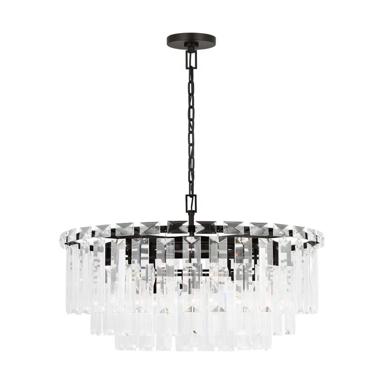 Arden 4 - Light Unique Tiered Chandelier by Chapman & Myers