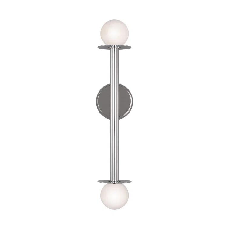 Nodes Double Sconce by Kelly Wearstler - Nickel