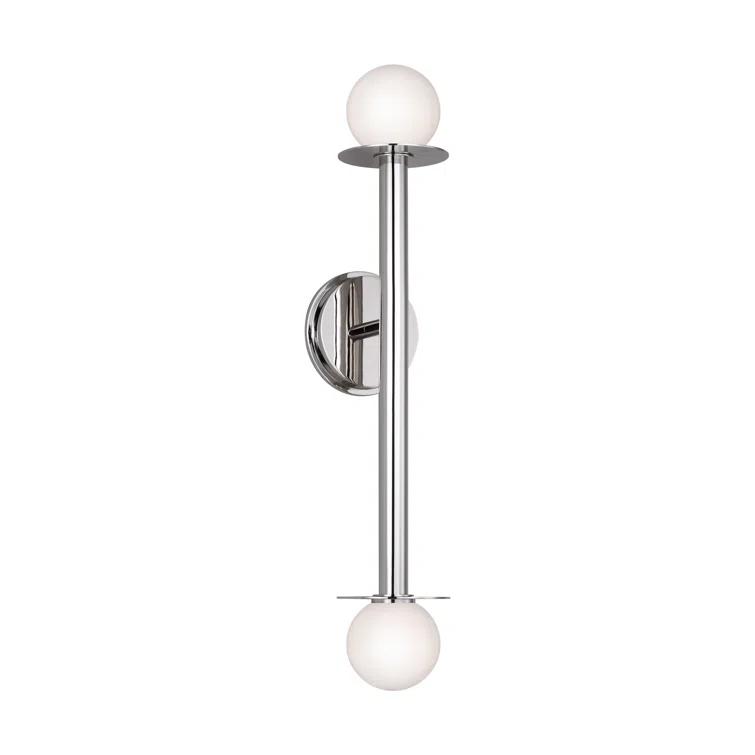 Nodes Double Sconce by Kelly Wearstler - Nickel