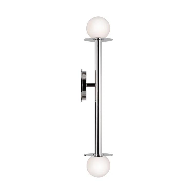 Nodes Double Sconce by Kelly Wearstler - Nickel