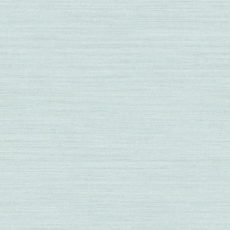 Tempaper & Co.® Faux Horizontal Grasscloth Removable Peel and Stick Wallpaper, Textured Seaglass, 28 sq. ft.: Vinyl, Prepasted