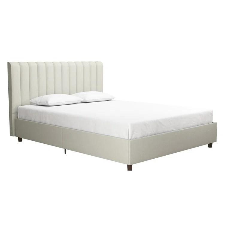 Brittany Tufted Upholstered Platform Bed