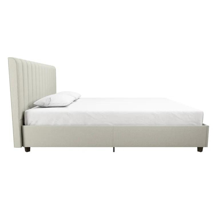 Brittany Tufted Upholstered Platform Bed