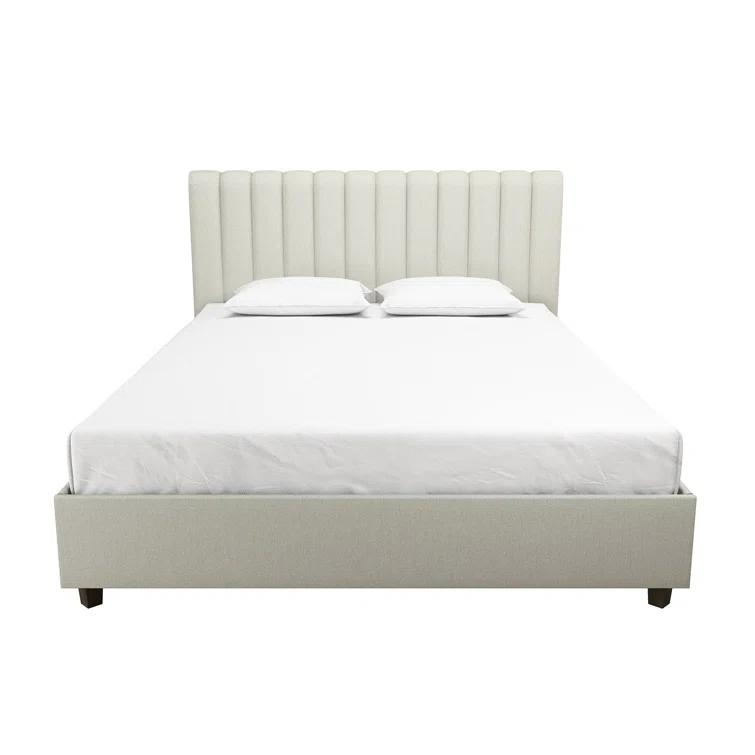 Brittany Tufted Upholstered Platform Bed