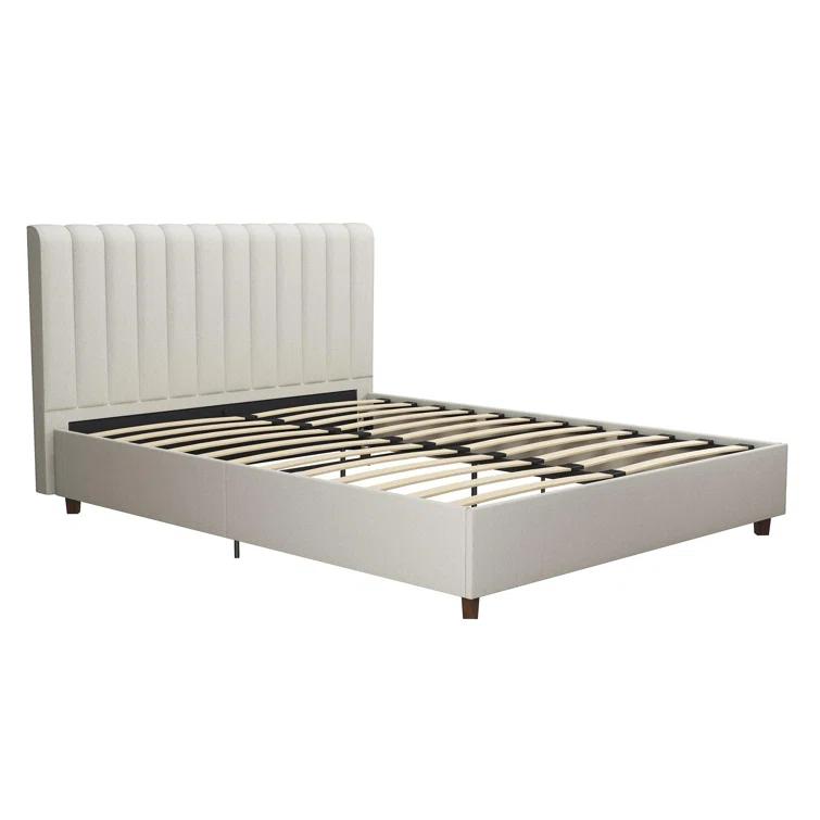 Brittany Tufted Upholstered Platform Bed