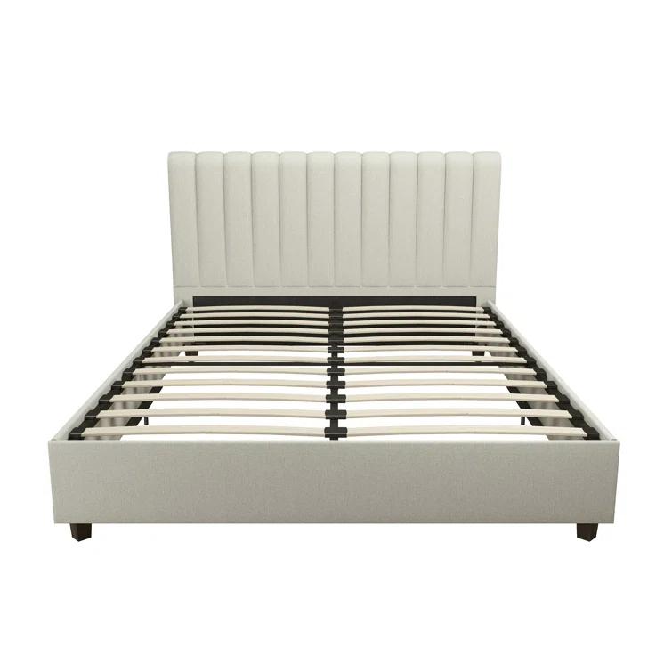 Brittany Tufted Upholstered Platform Bed