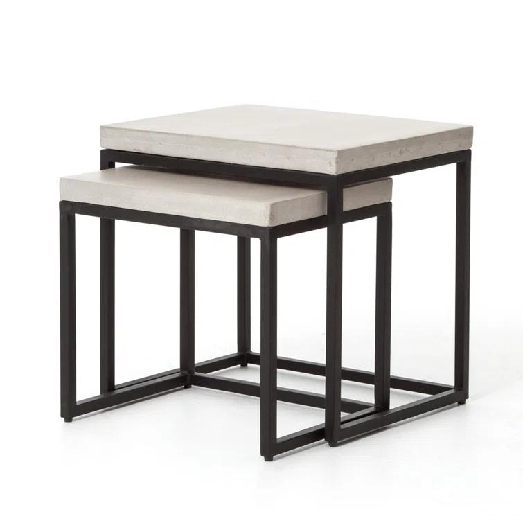 Kallia Indoor / Outdoor Nesting Side Tables (Set of 2)