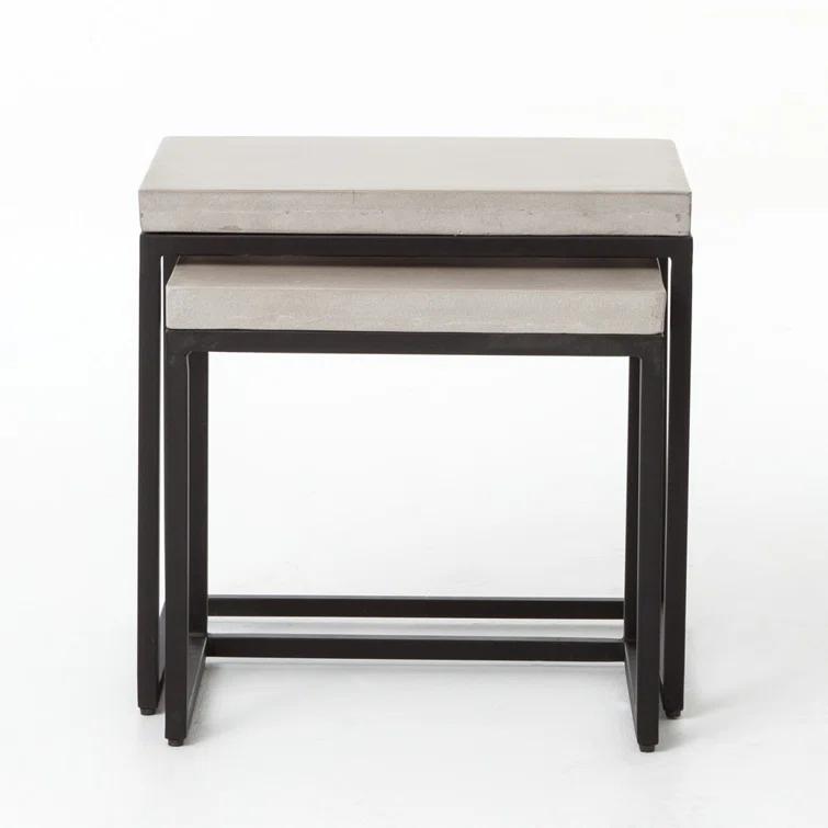 Kallia Indoor / Outdoor Nesting Side Tables (Set of 2)
