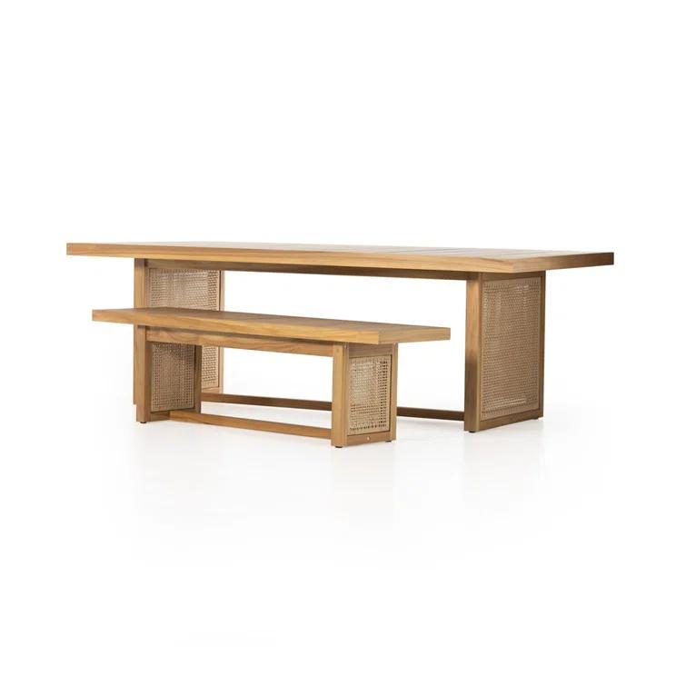 Anson Indoor / Outdoor Dining Bench - Natural