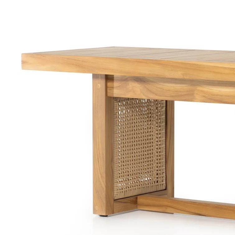 Anson Indoor / Outdoor Dining Bench - Natural
