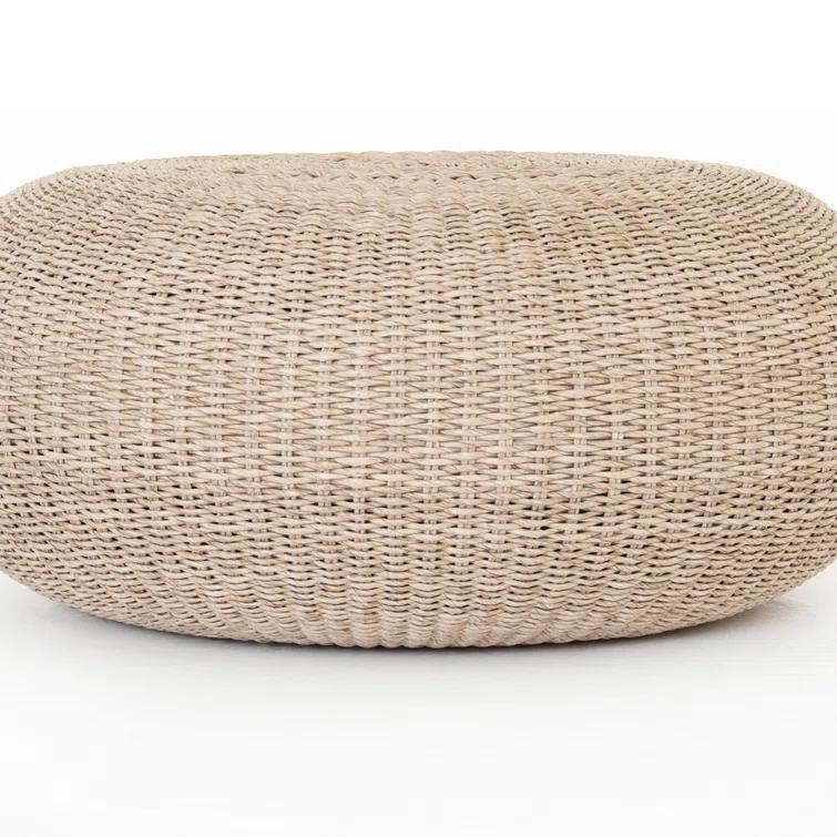 Round Rattan Round Coffee Table (36")
