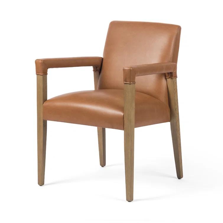 Marla Dining Chair - Tan Leather